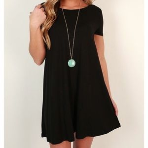 Black T-shirt Dress
